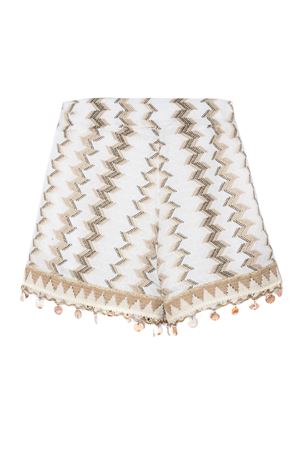 White cotton-blend shorts PHO FIRENZE | 5423006MIAMI